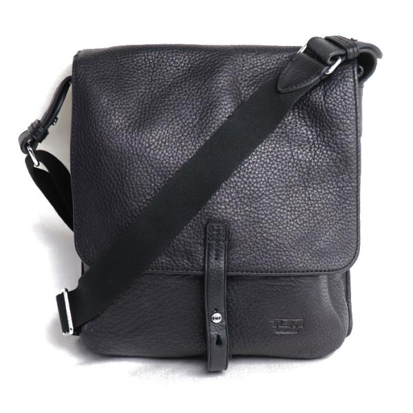 TUMI（トゥミ） オールレザー ショルダーバッグ ブラック 6853D メンズ