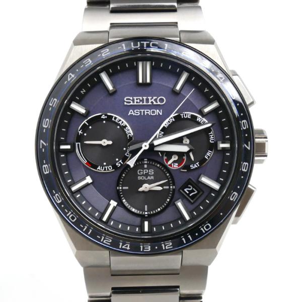 [配達無料][即日配達も可能？]SEIKO  ASTRON  5X53B-0AJ0  セイコー　アストロン　メンズ　ソーラー電波時計　箱取説付極美品 JA-2221| SEIKO セイコー アストロン メンズ GPS電波ソーラー SBXC019