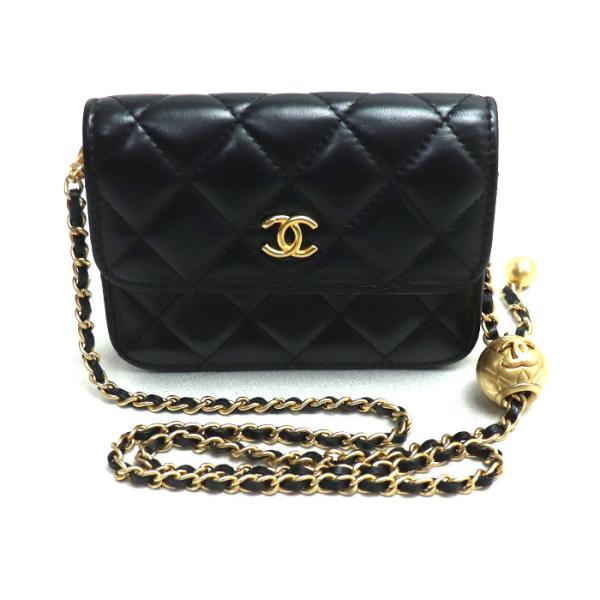 シャネル　ミニミニマトラッセ CHANEL（シャネル） ミニミニマトラッセ ショルダーバッグ ブラック