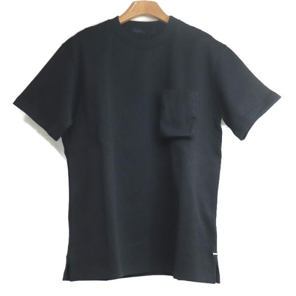 【至高の1枚】ルイヴィトン 背面シグネチャー ロゴ Tシャツ ブラック　L koera_k24-352-1