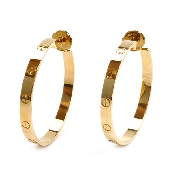 Cartier（カルティエ） K18YG イエローゴールド ラブ フープ ラージ