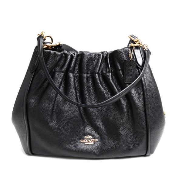 COACH コーチ ショルダーバッグ ブラック C1454 レディース 中古 美品  