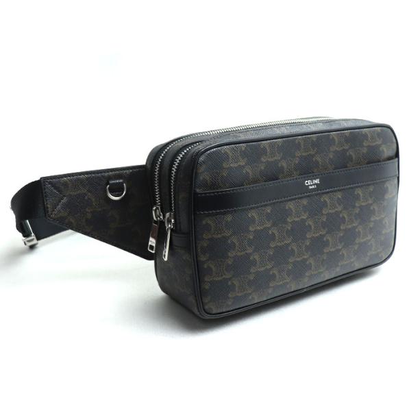 【極美品】CELINE セリーヌ ボディーバッグ ウエストバッグ ベルトバッグ CELINE 新品同様 セリーヌ トリオンフ ジャカード ベルトバッグ