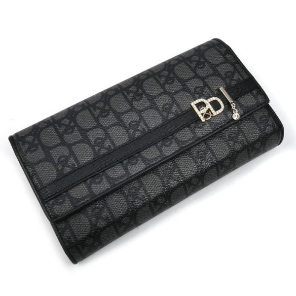 Pinky&Dianne ピンキー＆ダイアン パドロック フラップ ウォレット 長