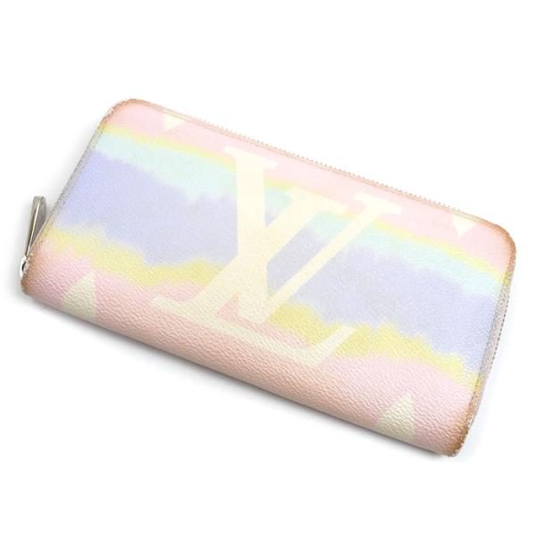 美品 ルイヴィトン LV エスカル ジッピーウォレット 長財布 ピンク 限定 美品 LOUIS VUITTON ルイヴィトン LV エスカル ジッピーウォレット 長