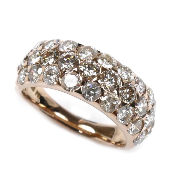 エステール K18PG ピンクゴールド リング・指輪 ダイヤモンド2.50ct 12