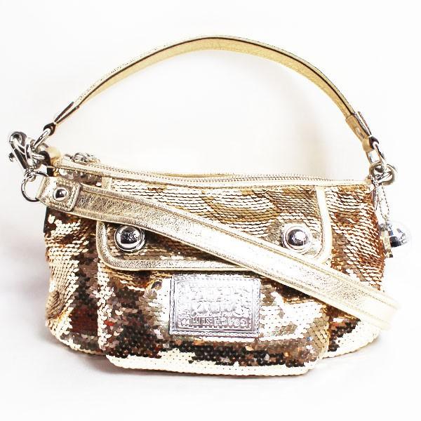 COACH コーチ ショルダーバッグ ポピー シークイングルーヴィー 