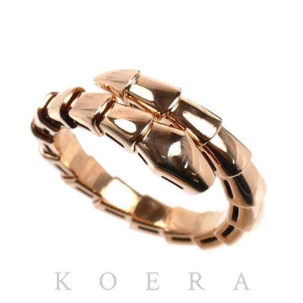 BVLGARI ブルガリ K18PG ピンクゴールド セルペンティ ヴァイパー リング・指輪 362152 13号 6.9g レディース 中古 美品