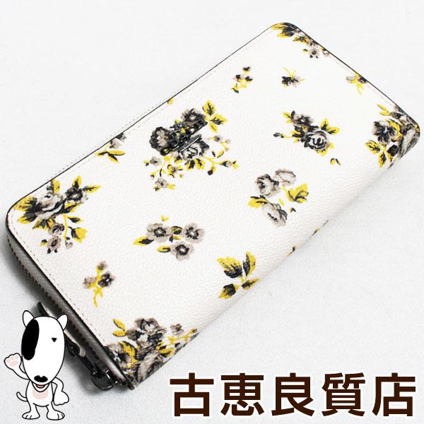 COACH コーチ アコーディオン ジップ ウォレット プレーリー プリント 