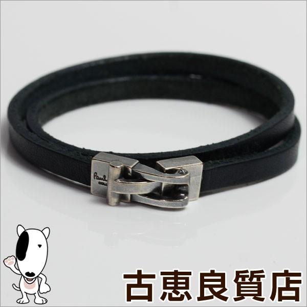 Paul Smith ポールスミス 2重巻きレザーブレス ブレスレットダークブルー 中古 質屋出店 あすつく K28 5374 古恵良販売 通販 Yahoo ショッピング