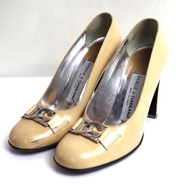 Dolce Gabbana ドルチェ ガッバーナ ドルガバ レディース パンプス ベージュ 靴 35 1 2 2868 48 中古 質屋出店 K30 3723 古恵良販売 通販 Yahoo ショッピング