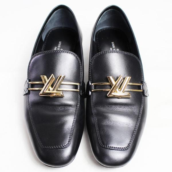 LV lv ルイヴィトン LOUIS VUITTON アッパーケース・ライン ローファー ...