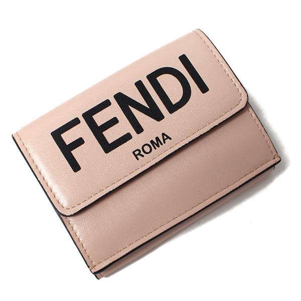 フェンディ FENDI 三つ折り ミニ財布 FENDI ROMA ウォレット 