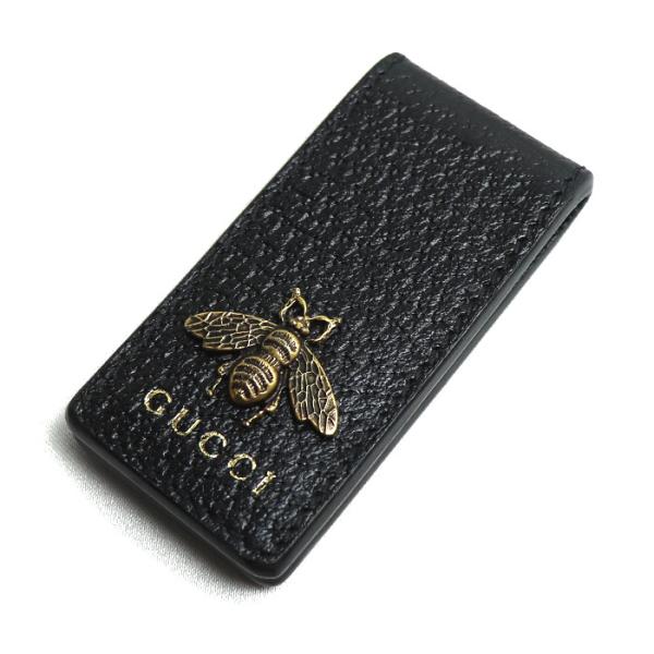 GUCCI（グッチ） レザー アニマリエ ビー マネークリップ 522914 DJ20T