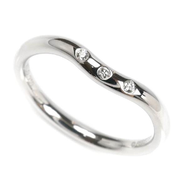 TIFFANY&Co.（ティファニー） K18WG ホワイトゴールド カーブドバンド