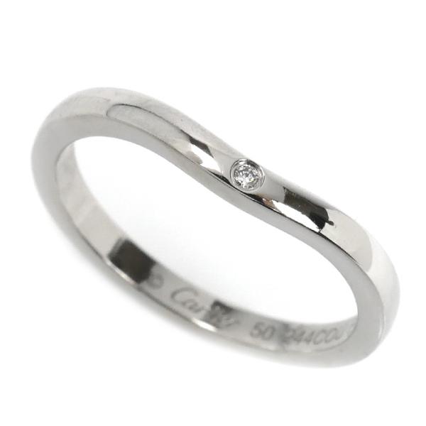 Cartier（カルティエ） Pt950プラチナ バレリーナ 3Pダイヤ リング