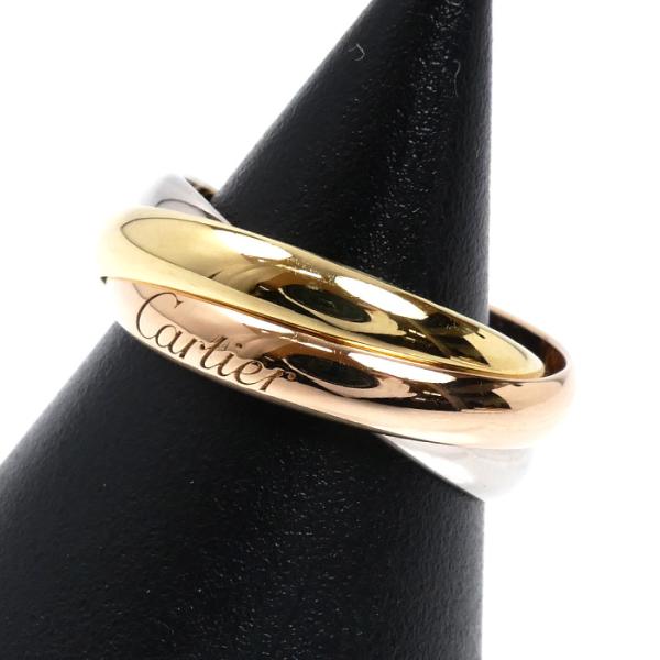 Cartier（カルティエ） K18YG/PG/WG トリニティ リング・指輪 13号 53