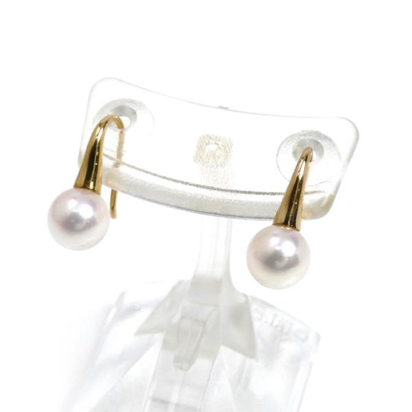 STAR JEWELRY スタージュエリー K18YG イエローゴールド ピアス アコヤ