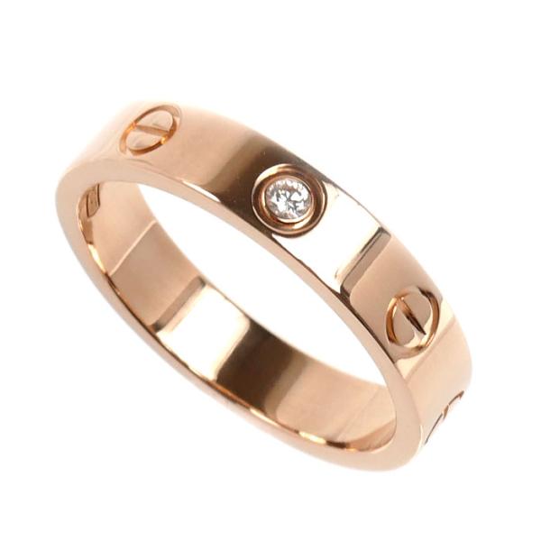 Cartier（カルティエ） K18PG ピンクゴールド ミニラブ 1Pダイヤ