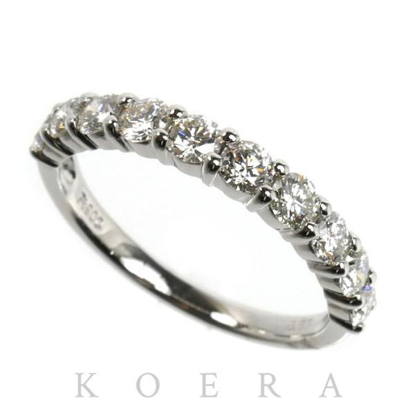 Pt900プラチナ ハーフエタニティ リング・指輪 ダイヤモンド0.85ct 11