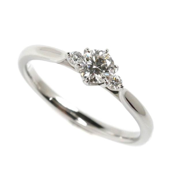 NIWAKA 俄 Pt950プラチナ 白鈴 リング・指輪 ダイヤモンド0.27ct 11号