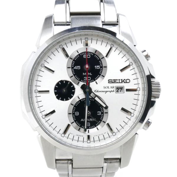 【美品】セイコー　プロスペックス　V172-0AF0 ソーラー　クロノ SEIKO（セイコー） クロノグラフ 腕時計 ソーラー V172-0AF0 メンズ