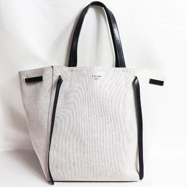 Celine セリーヌ カバファントム トートバッグ ブラック ライトグレー キャンバス レザー 中古 質屋出店 Mb 0129 13 古恵良販売 通販 Yahoo ショッピング