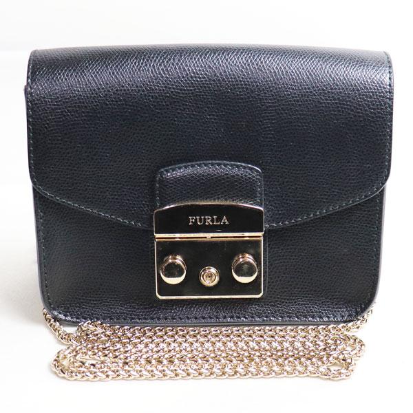 フルラ Furla ミニショルダー メトロポリスレザー ポーチ バッグ ショルダー Bgz7 820676 ブラック 中古 質屋出店 Mb20 0523 21 古恵良販売 通販 Yahoo ショッピング