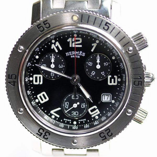 Mt3674 Hermes エルメス クリッパー ダイバー クロノグラフ Cl2 910 メンズ腕時計 中古 Mb21 0124 41 古恵良販売 通販 Yahoo ショッピング
