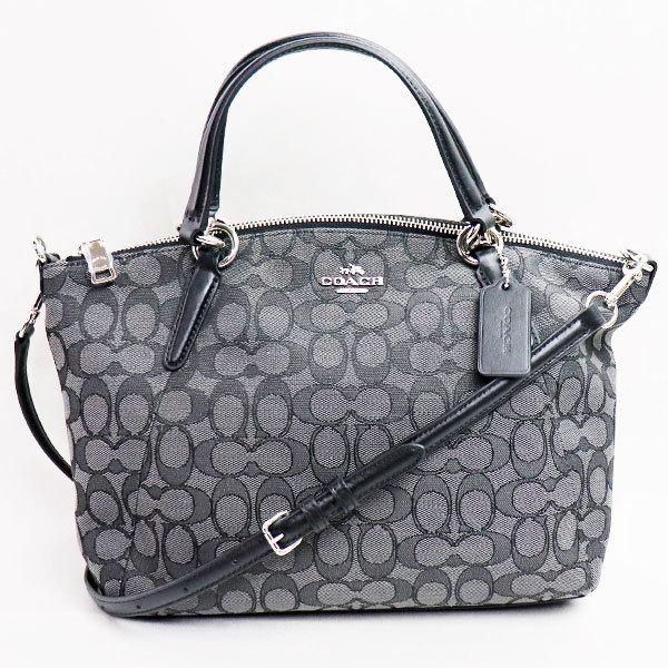 Coach コーチ シグネチャー 2way ショルダー スモール ケルシー サッチェル F58283 Svdk6 ブラック 未使用品 買取品 アウトレット Mb21 0321 19 古恵良販売 通販 Yahoo ショッピング