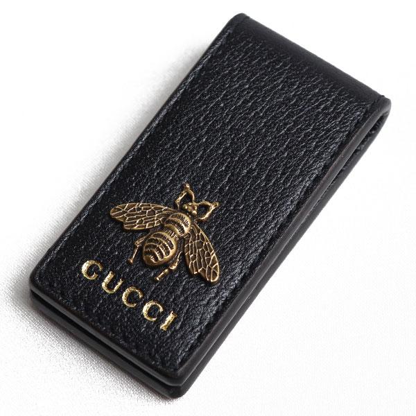 GUCCI グッチ マネークリップ アニマリエ レザー マネークリップ 
