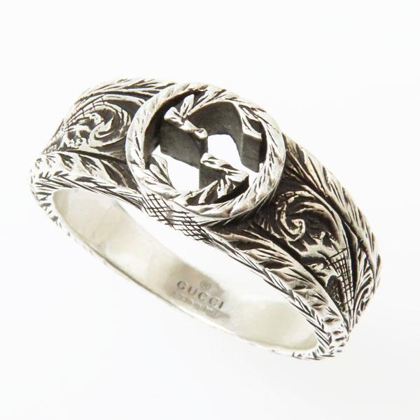 GUCCI グッチ シルバー925 インターロッキングG リング・指輪 455249