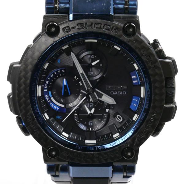 CASIO（カシオ） G-SHOCK 電波 腕時計 ソーラー ブラック ブルー MTG