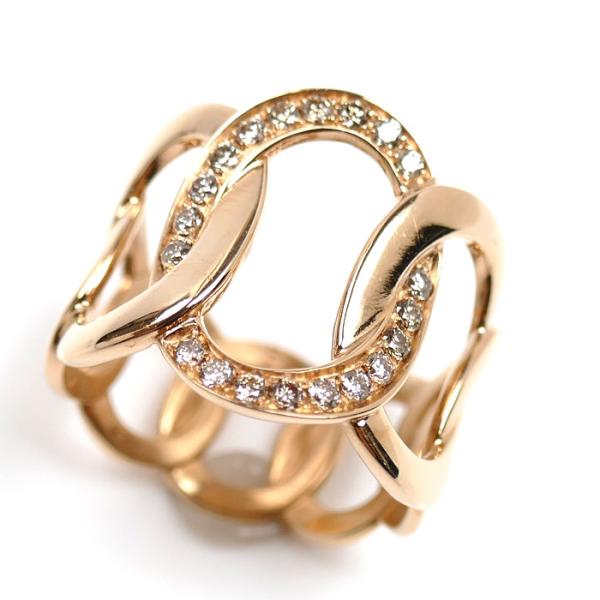 ポメラート Pomellato K18PG ブレラ ブラウンダイヤ リング・指輪