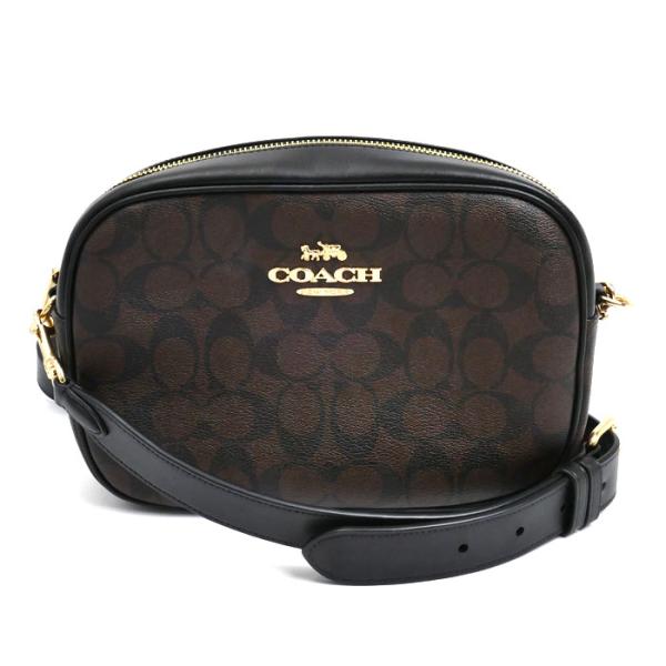 COACH コーチ ジェイミー カメラ バッグ ショルダーバッグ ブラウン/ブラック CA547 IMAA8 アウトレット ユニセックス【中古】【美品】 COACH（コーチ） ジェイミー カメラ バッグ ショルダーバッグ ブラウン