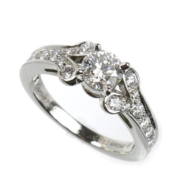 Cartier（カルティエ） Pt950プラチナ バレリーナ ソリテール リング