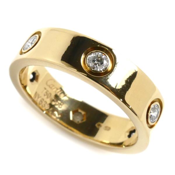 Cartier（カルティエ） K18YG イエローゴールド ラブリング 6Pダイヤ