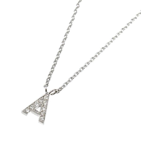 STAR JEWELRY スタージュエリー K18WG ホワイトゴールド イニシャル A 