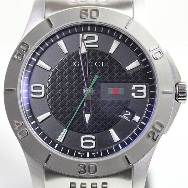 m3様 グッチ Gタイムレス ダイバー クオーツ 美品 45mm
