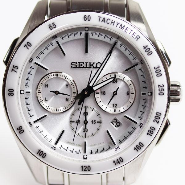 セイコー Seiko ブライツ 電波ソーラー メンズ 腕時計 ホワイトベゼル Saga169 8b 0ap0 中古 Mt2722 O 05 54 古恵良販売 通販 Yahoo ショッピング