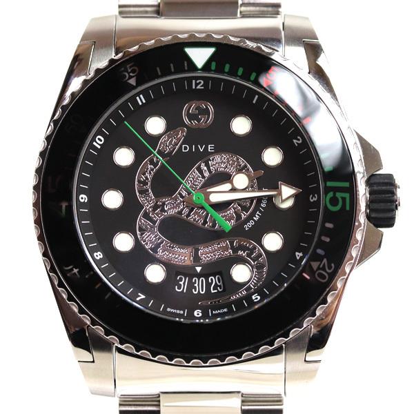 大人気商品 Gucci Dive スネーク ダイブウォッチ 腕時計 アナログ