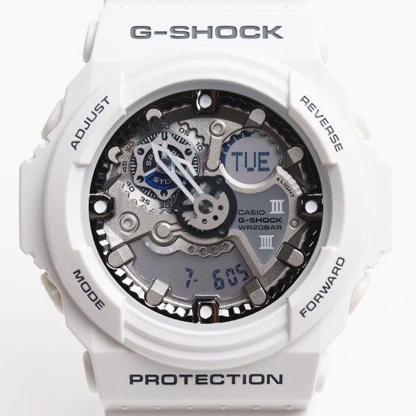 MT3341 CASIO カシオ G-SHOCK Gショック メンズ腕時計 GA-300-7AJF クオーツ アナデジ ホワイト/中古/美品