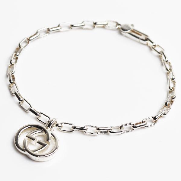 GUCCI グッチ バングル ブレスレット GG アイボリー シルバー ロゴ www