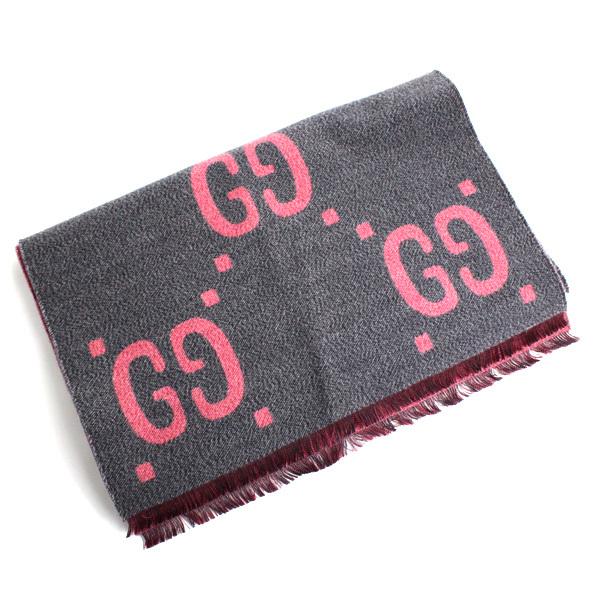 GUCCI グッチ GGジャカード ウールシルク スカーフ マフラー ?558007  