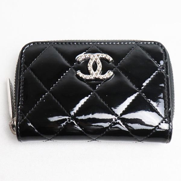 シャネル CHANEL コインケース マトラッセ ブリリアント ラウンド 