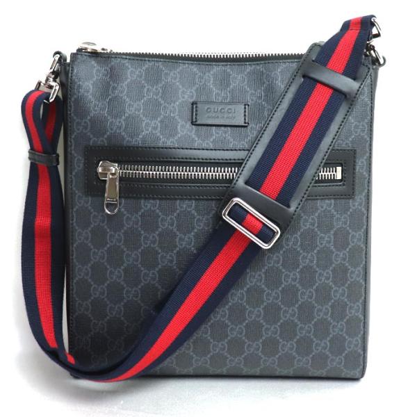 GUCCI グッチ メッセンジャー ショルダーバッグ ブラック 474137