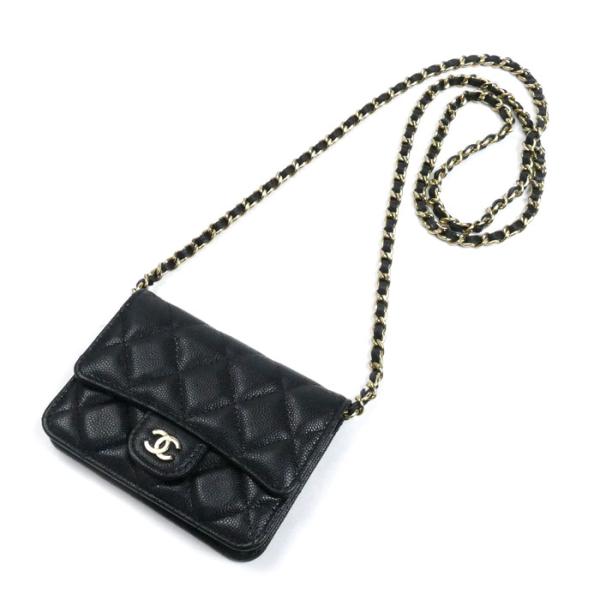バラ⭐️CHANELマトラッセブラックエナメル時計 CHANEL マトラッセ チェーンウォレット 2012年頃 ショルダー