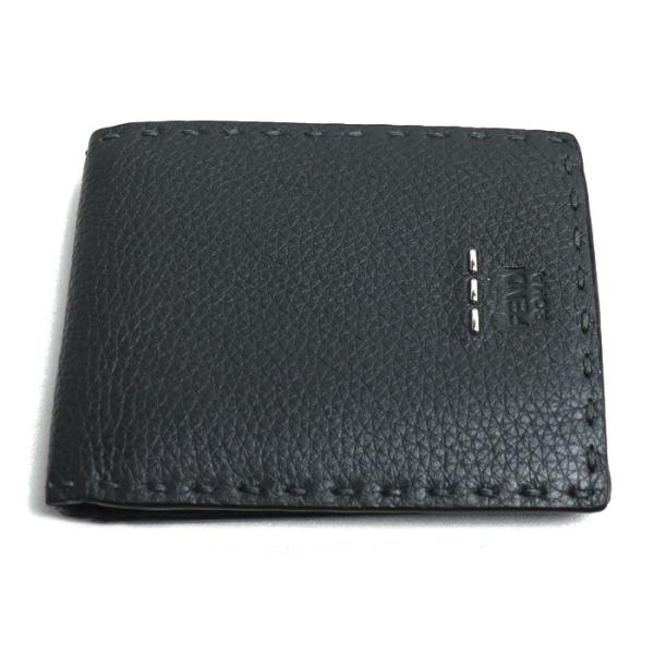 FENDI（フェンディ） セレリア 二つ折り財布 グレー 7M0194 O72 F0L6B