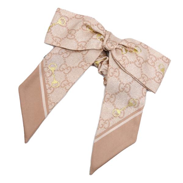 GUCCI GG シルク リボンシュシュ　※リボンシュシュのみ GUCCI（グッチ） シルク シュシュ リボン ヘアアクセサリー 770292