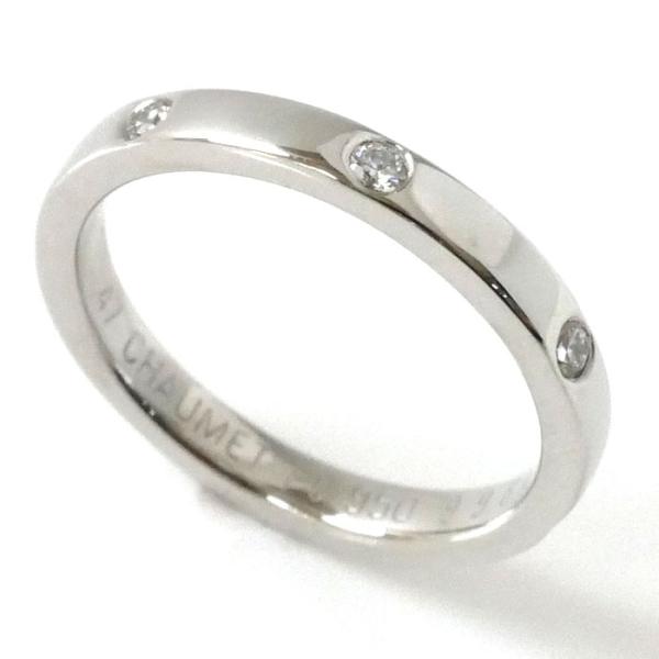CHAUMET（ショーメ） Pt950プラチナ エターナル リボンマリッジ 7PD 